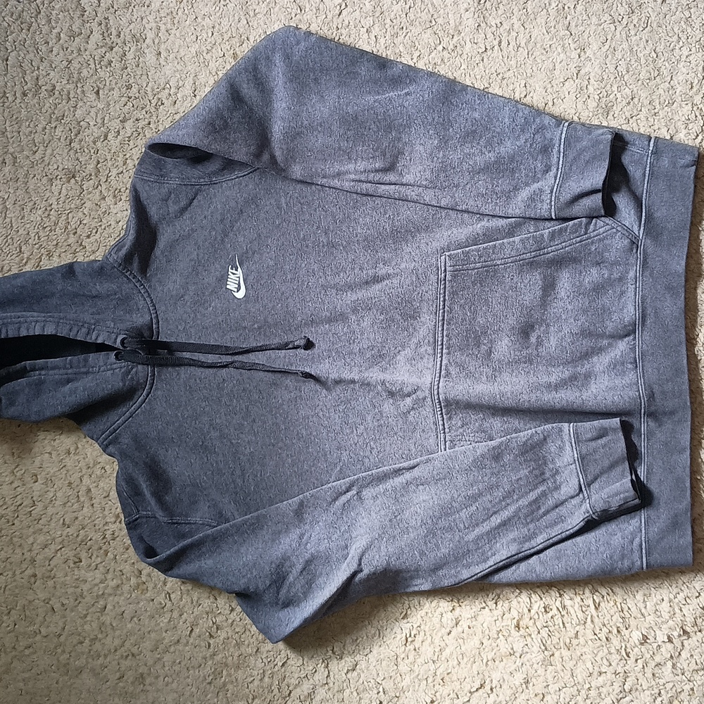 Nike Hoodie Gray Men's Size Medium GREAT CONDITION